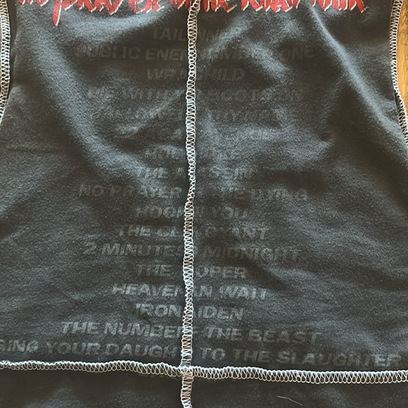 Iron Maiden - No Prayer on the Road Tour Graphic Crop Top - Picture 6 of 9